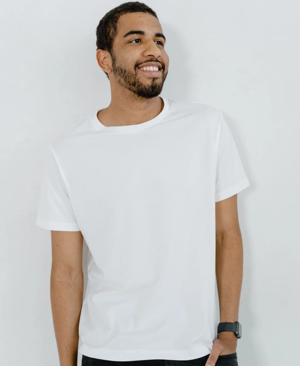 Men's Plain Cotton T-Shirt