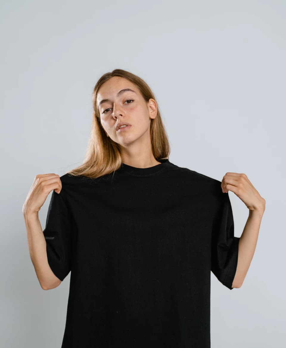 Oversized Plain Cotton T-Shirt
